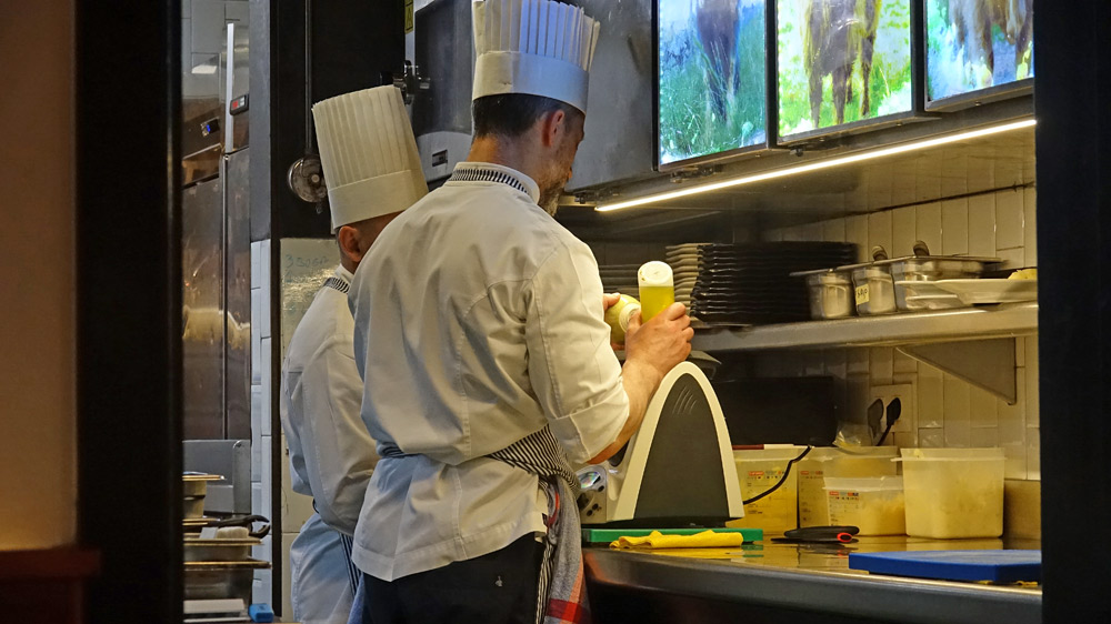 Vue sur la cuisine et le Thermomix !