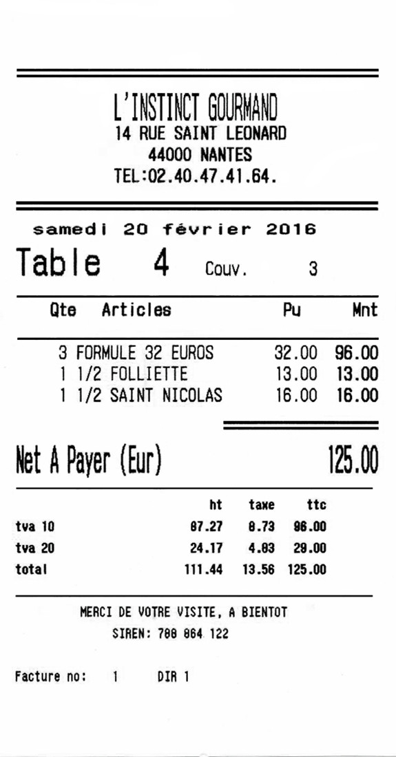 La note