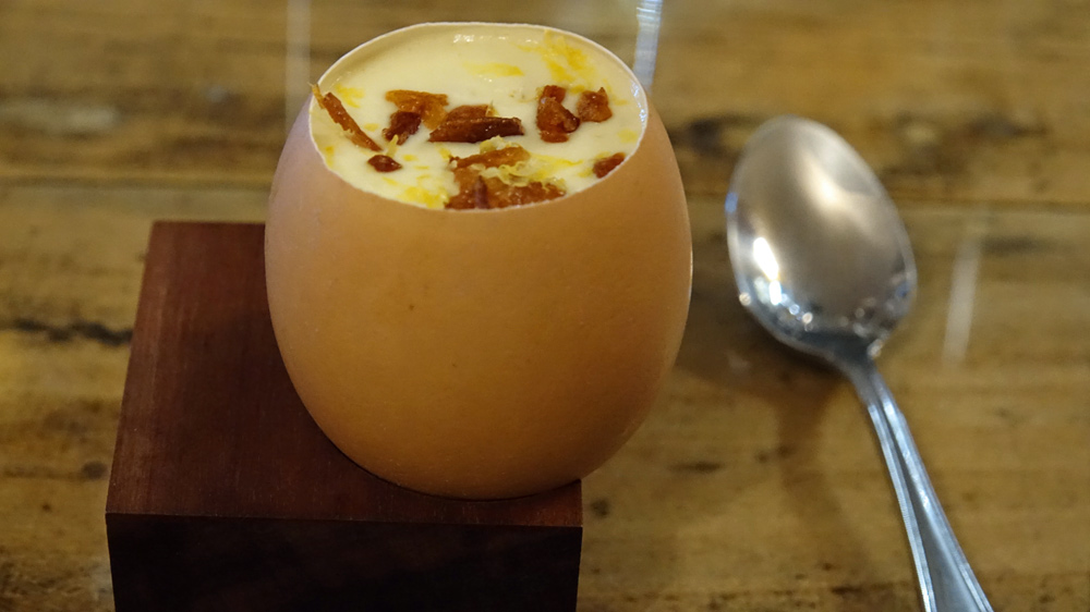 Oeuf au garum de Loire