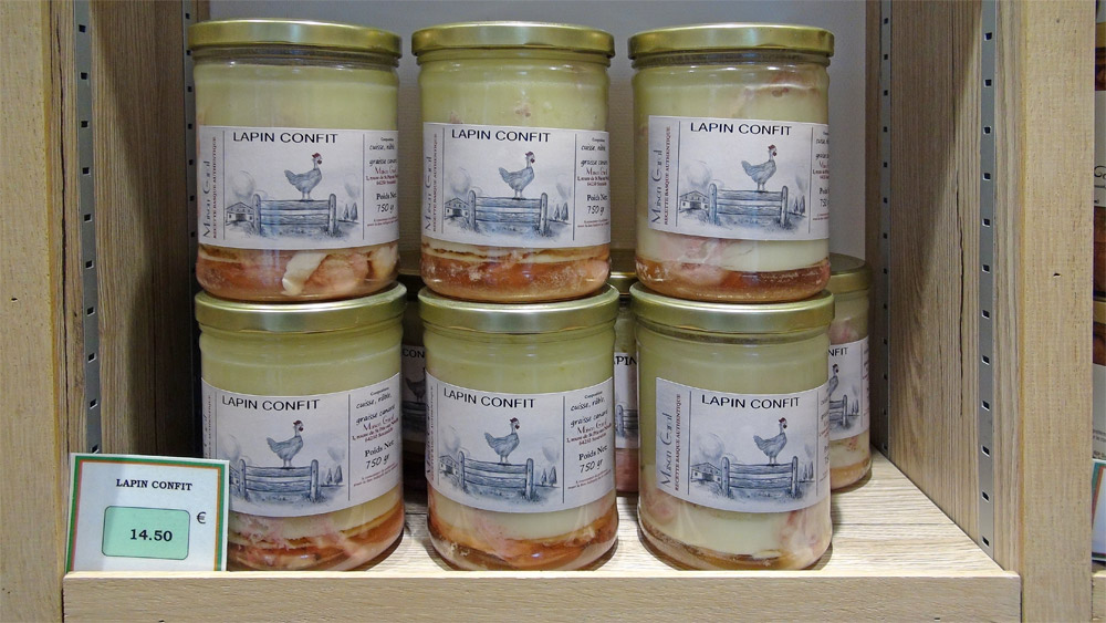 Lapin confit
