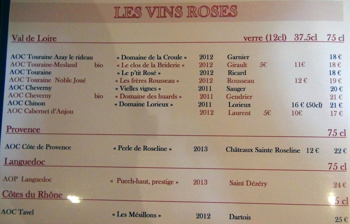 Vins rosés de Loire et d'ailleurs