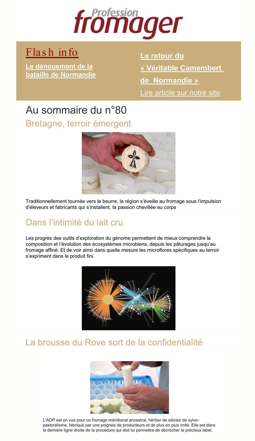 Profession fromager N°80