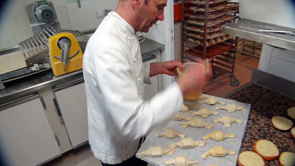 Dorage des croissants par Richard Gressent