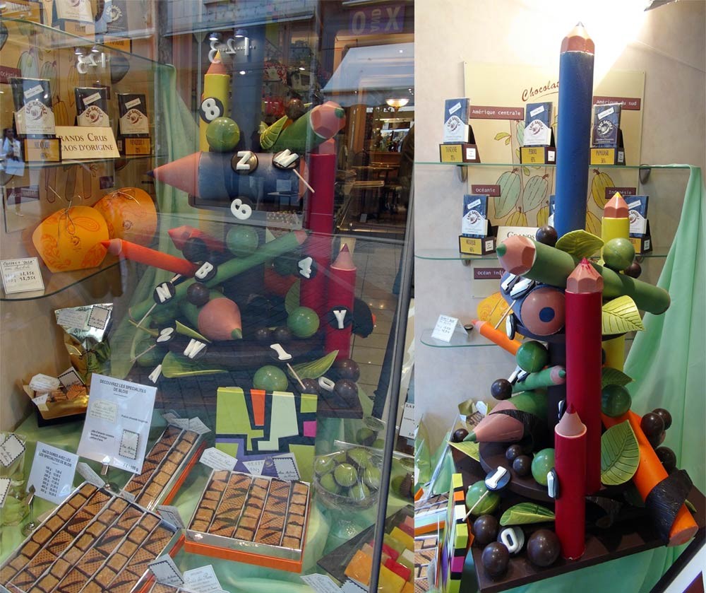 Décor de la vitrine