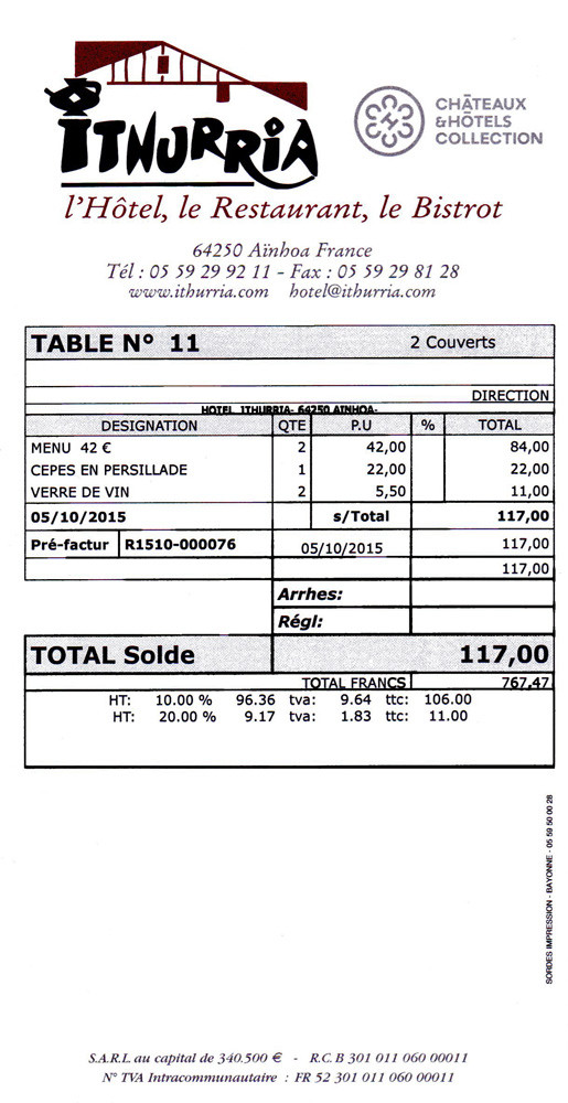 La note