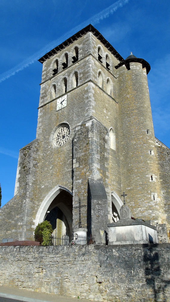 Puy l'Evêque : Eglise fortifiée Saint-Sauveur