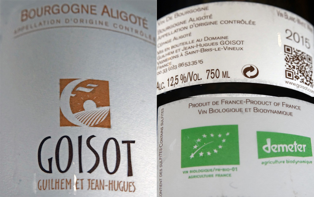 Vin pour les deux premiers plats
