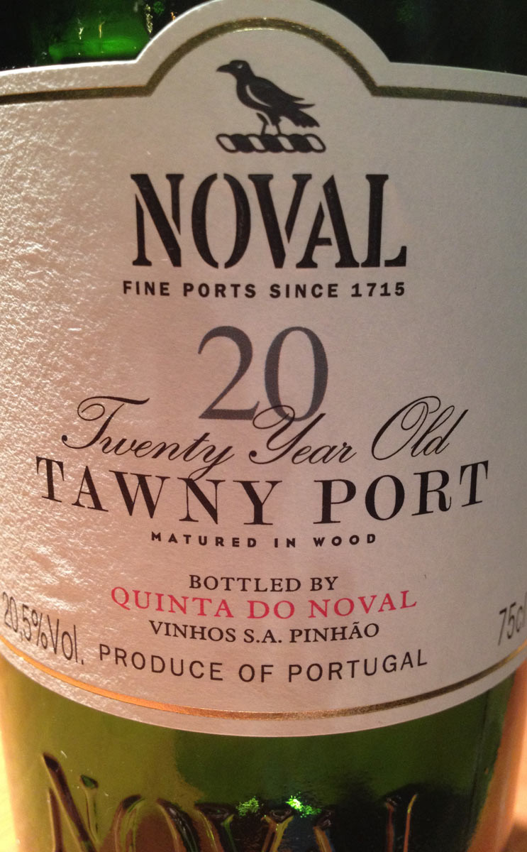 Porto Noval 20 ans d'âge