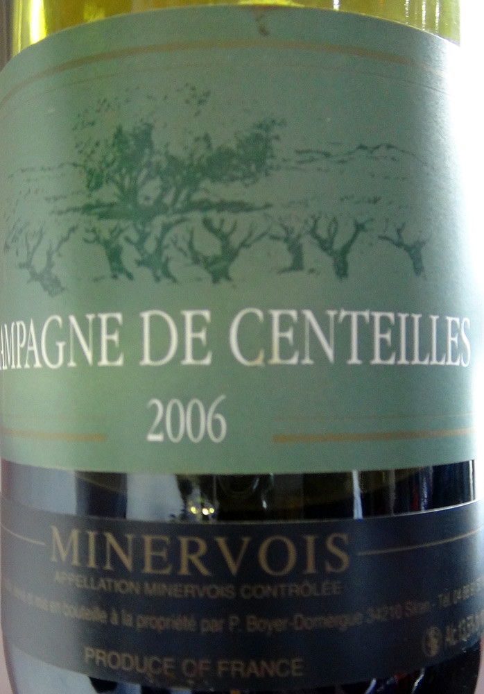 Minervois rouge 2006 "Campagne de Centailles" du domaine Clos Centeilles