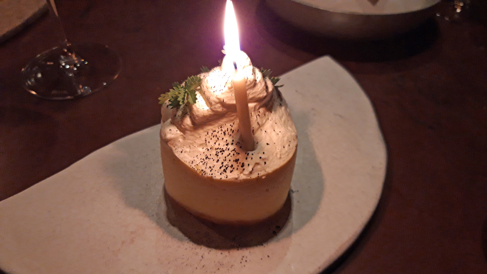 Gâteau d'anniversaire offert 