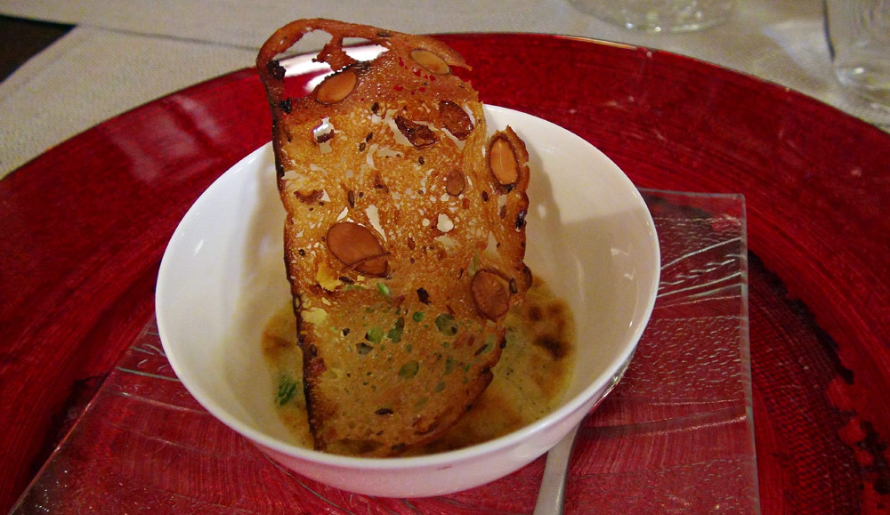 Gratin de ? , courgette & tranche de pain de campagne
