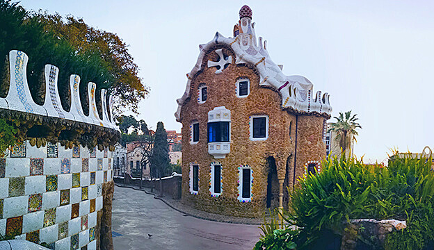 La zone "regulada" - Crédit photo : //parkguell.barcelona