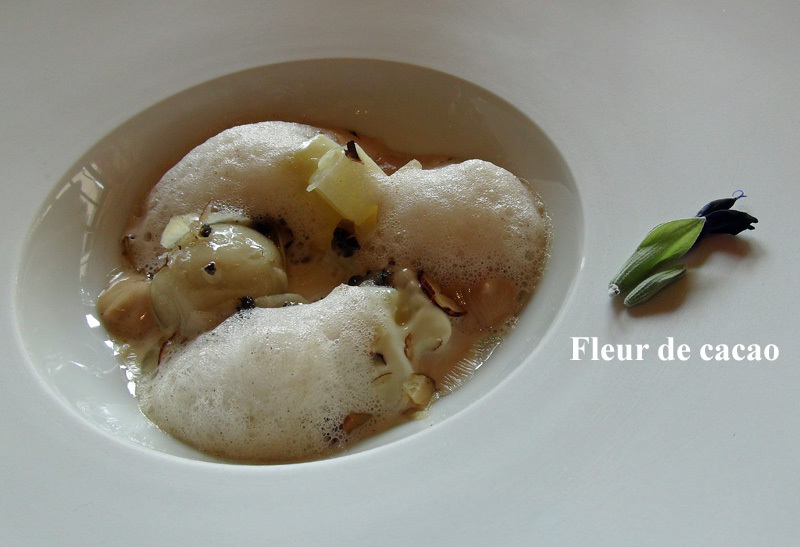 Autour du topinambour, crème de Pierre-Robert & truffe