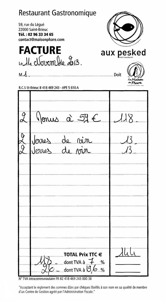 La note