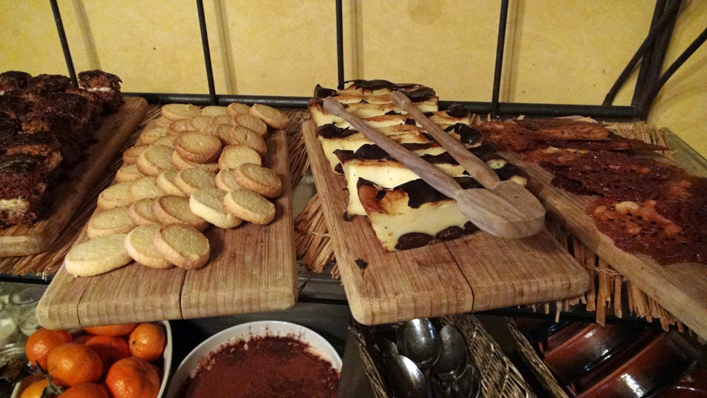 Le buffet de desserts en détail