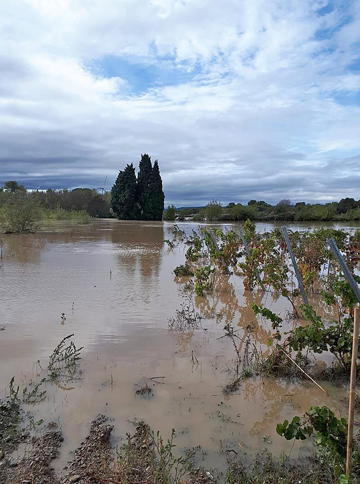 Mi-octobre 2018, les inondations à Ornaisons