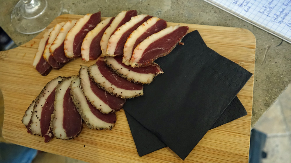 Magret de canard au poivre et au piment d'Espelette