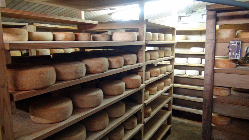 La cave d'affinage 