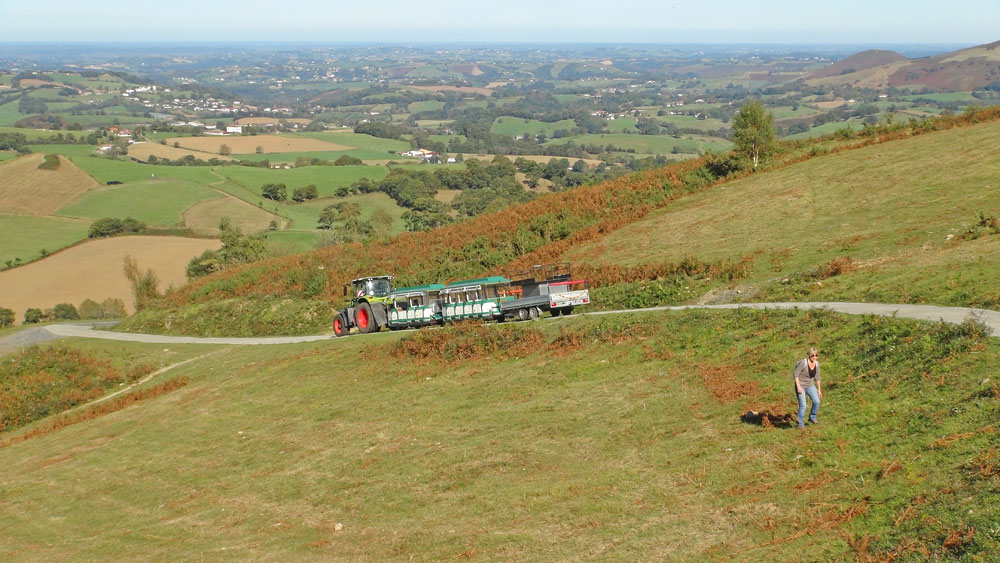 Le petit train et Pascale