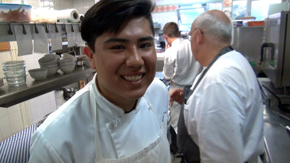 Juan Carlos, cuisinier mexicain stagiaire