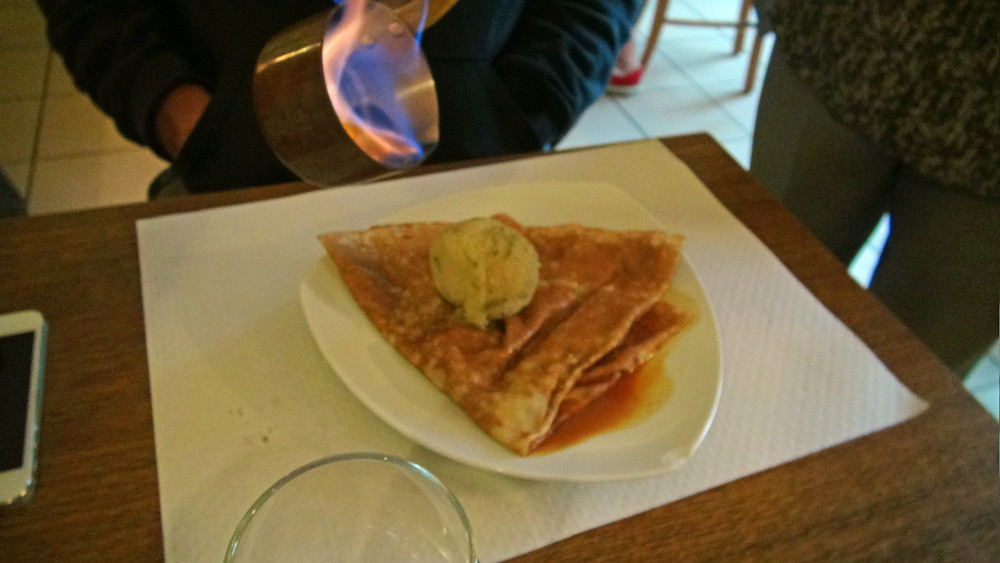Crêpe Nordé/sorbet