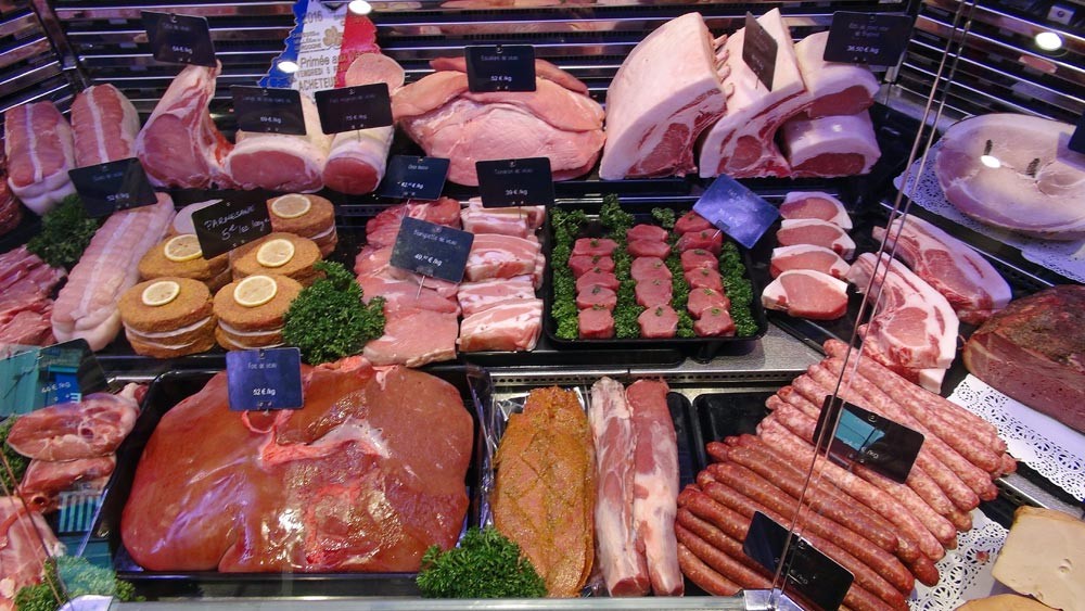 Viandes de veau et de porc, abats ...