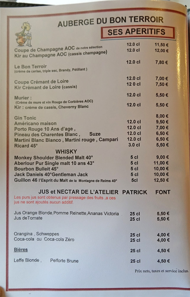 Apéritifs