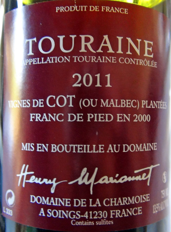 Touraine AOC Vinifera Côt