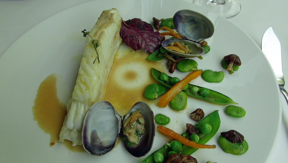 Côte de turbot sauvage au jus de soja