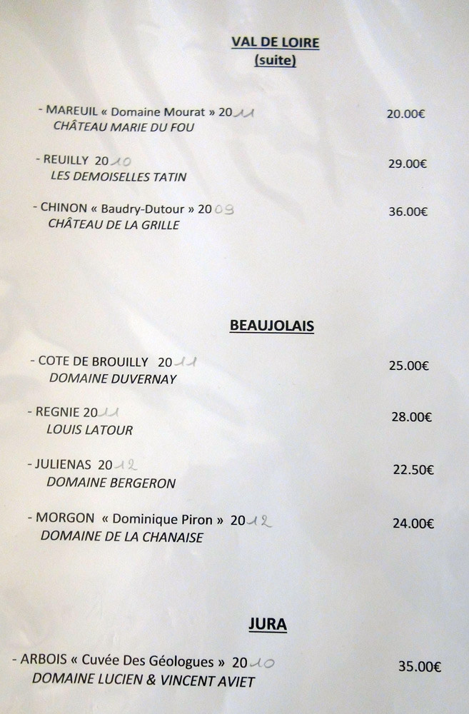 Vins rouges (suite) : Val de Loire, Beaujolais et Jura
