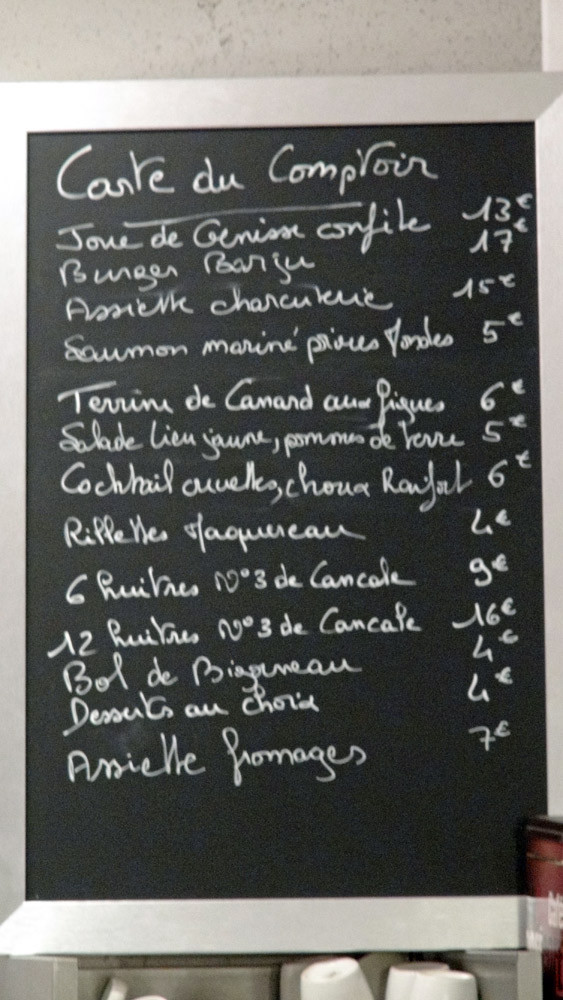 Propositions à l'ardoise