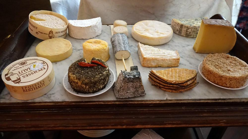 Chariot de fromages