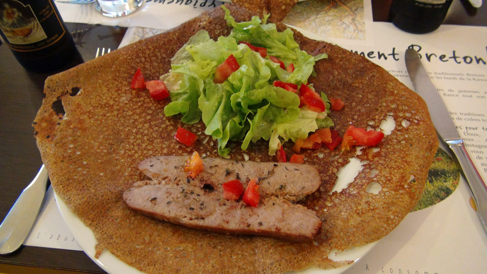 Galette saucisse