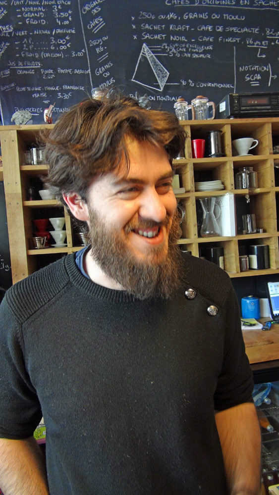Philippe Exbrayat, le patron-barista des lieux