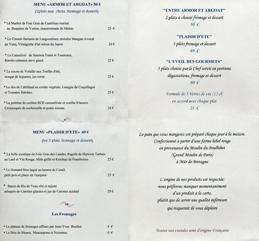 Menus