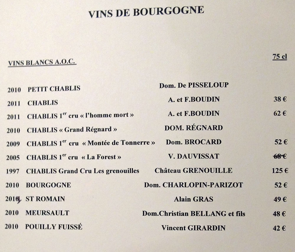 Vins de Bourgogne