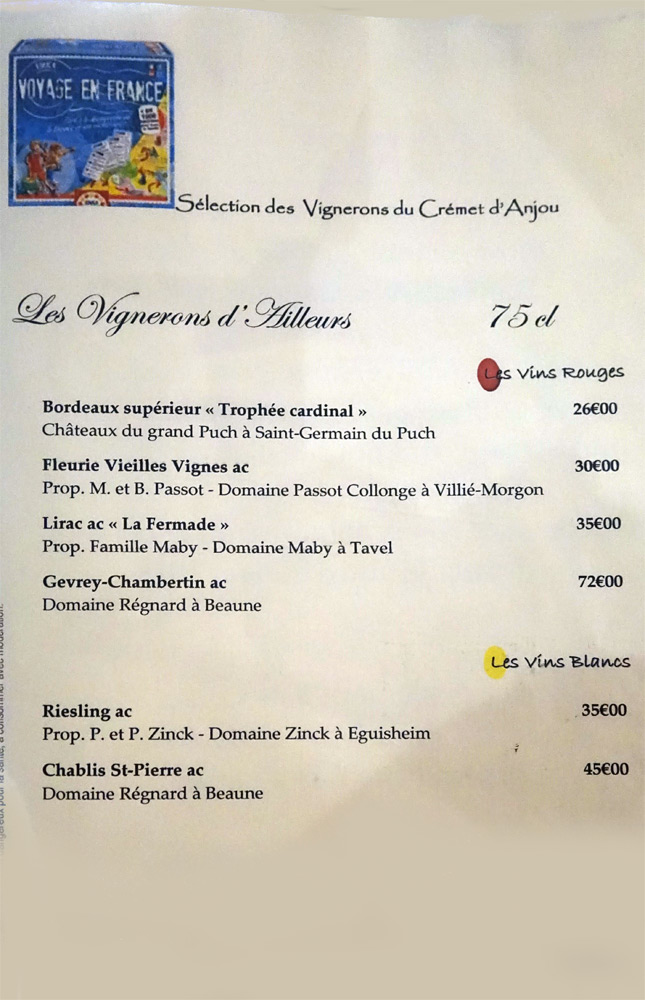 Les vins d'ailleurs