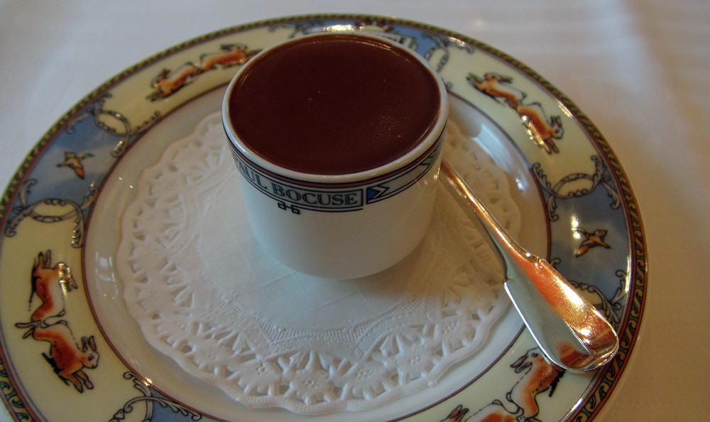 Créme au chocolat et griotte