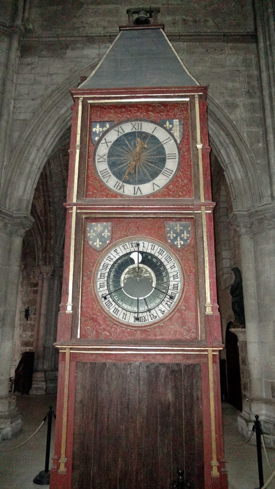 L'horloge astronomique conçue par le chanoine mathématicien Jean Fusoris en 1424