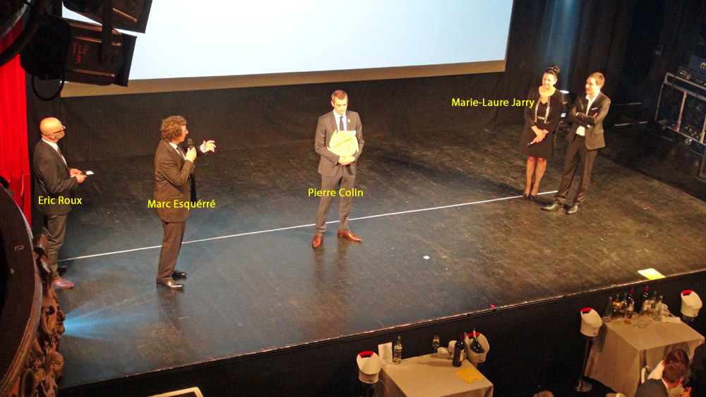 Remise des distinctions : Sommelier de l'année 2016, Pierre Colin, du restaurant Michel Sarran à Toulouse
