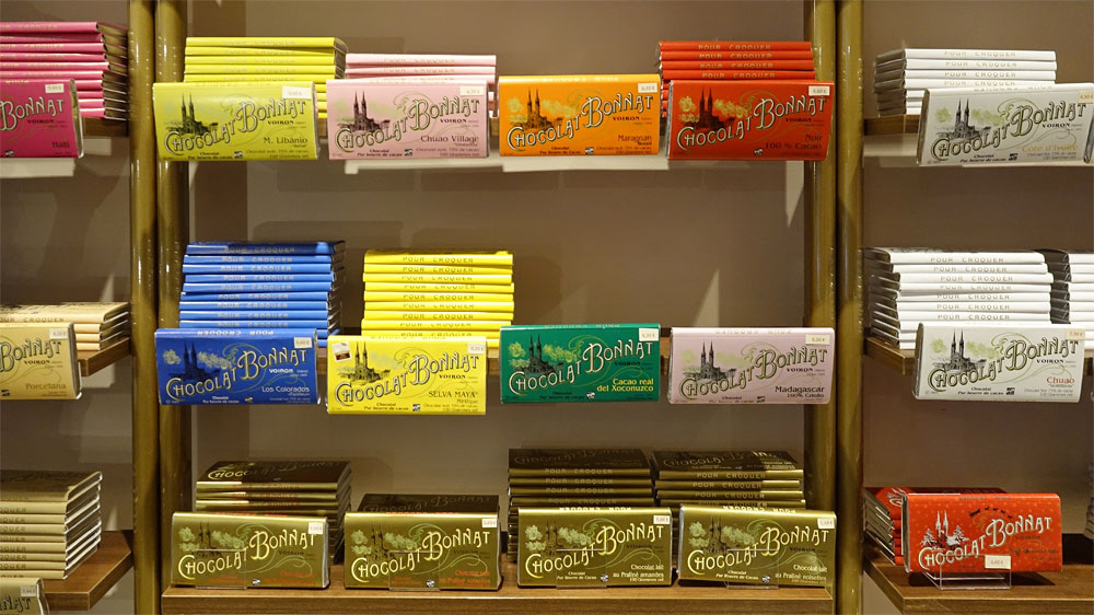Plaquettes de chocolat disponibles