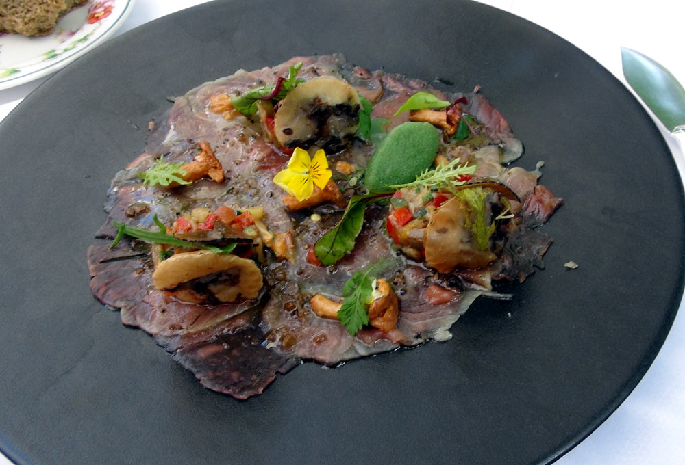 Carpaccio de thon rouge du golfe de Gascogne