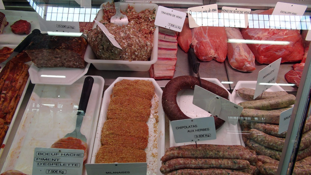 Veau et charcuterie