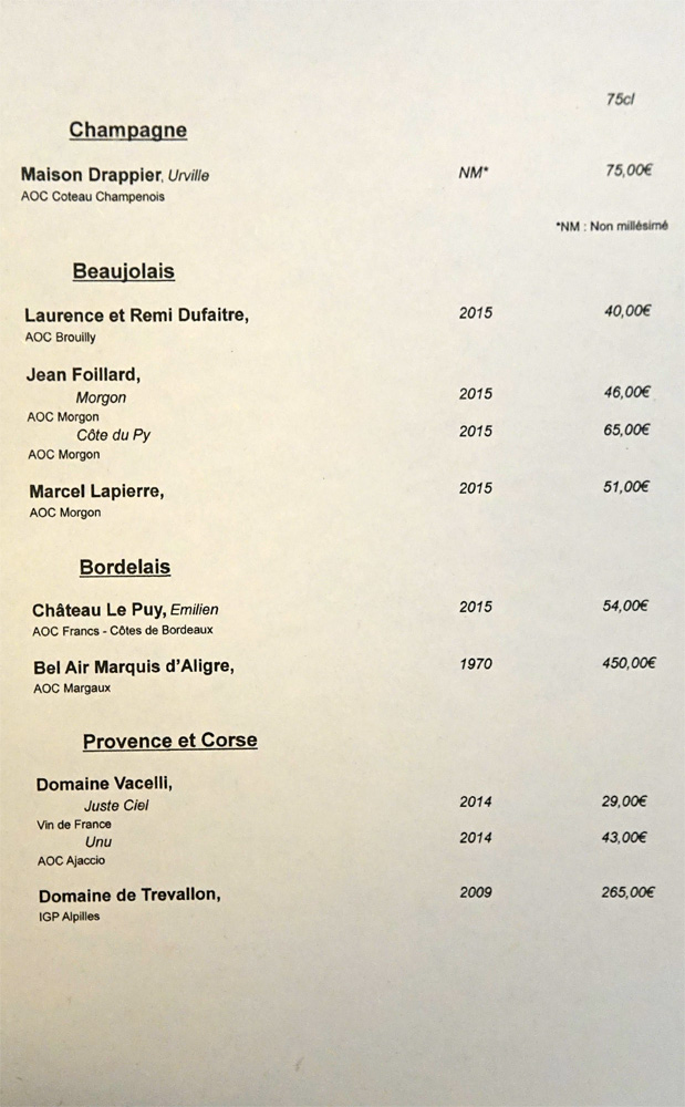 Champagne avec les vins rouges d'autres régions !