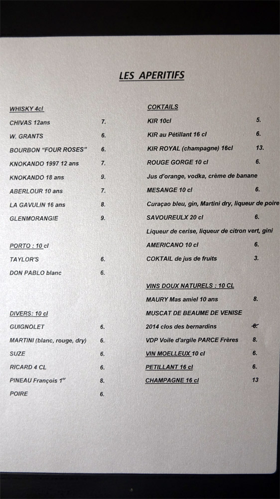 Les Apéritifs