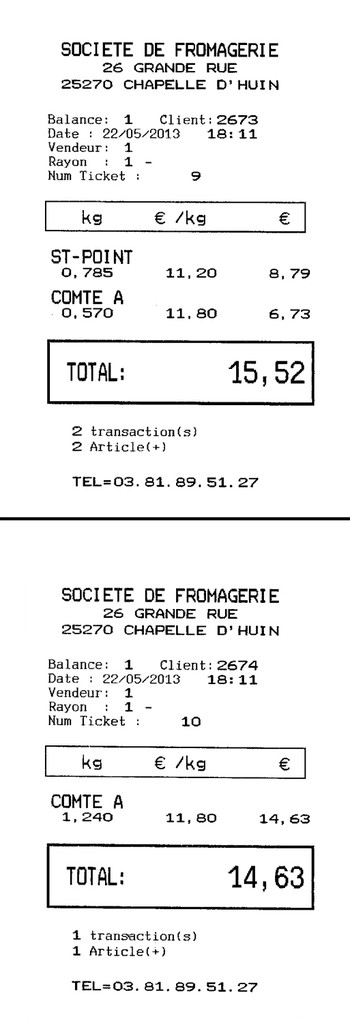 La note