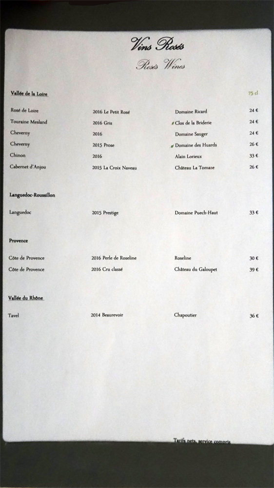 Vins rosés