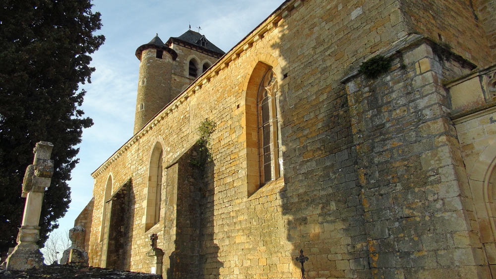 Puy l'Evêque : Eglise fortifiée Saint-Sauveur