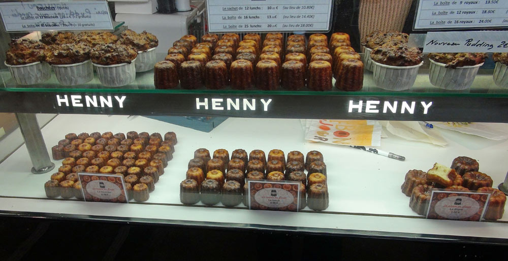 Les "canelés" d'Henny