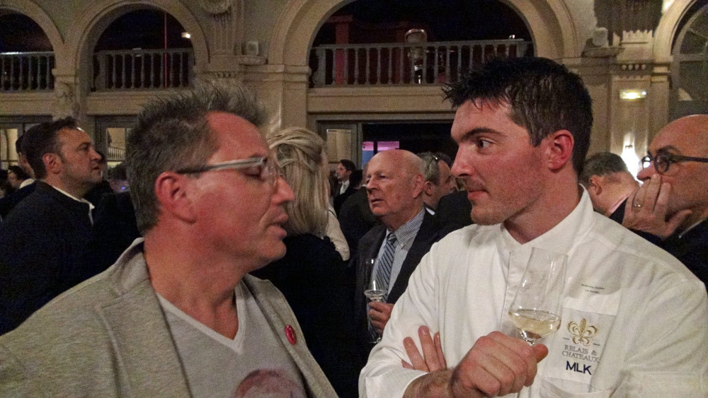 Deux participants convaincus ... Lionel Hénaff, de l'Allium à Quimper, et Mathieu Kergourlay, du Manoir de Lan Kerellec